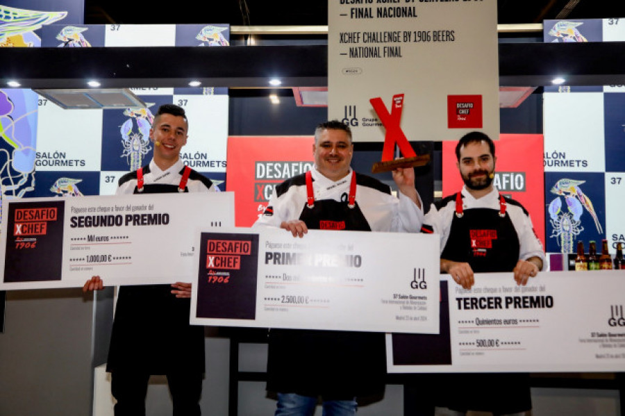 Adrián Espiño, jefe de cocina de BIDO, subcampeón de la final nacional del Desafío X Chef de Cervezas 1906