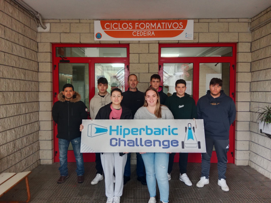 Alumnado de Cedeira participará este año en el ‘Hiperbaric Challenge’