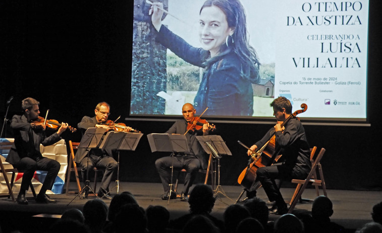 A axenda das Letras Galegas comeza a escribirse cos primeiros actos poéticos e musicais  en Ferrolterra