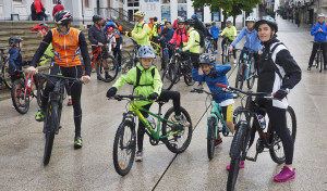 Marcha ciclista por la Seguridad Vial, Ferrol.