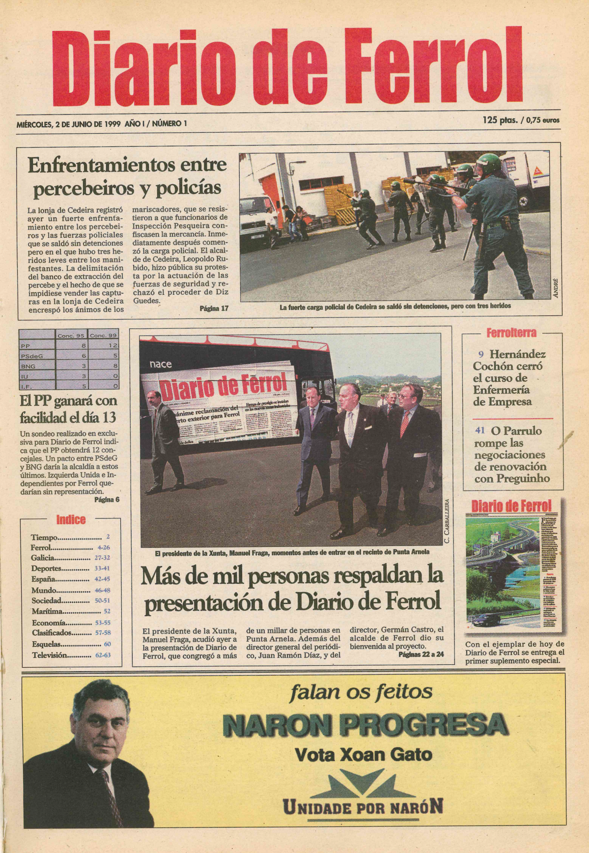 Portada 1 diario ferrol