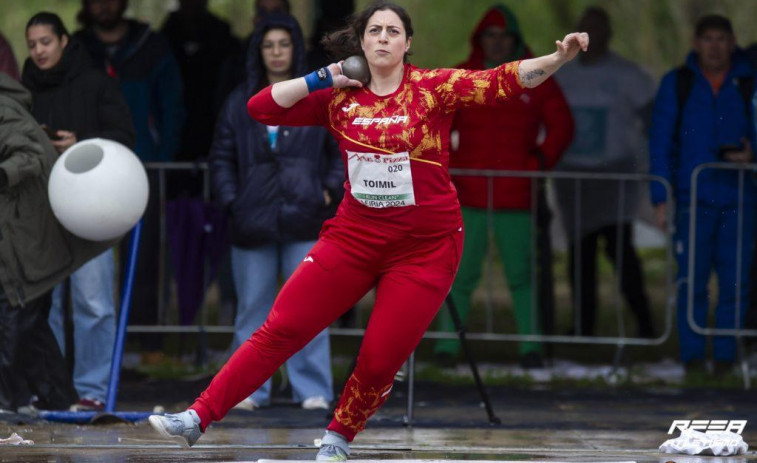 La lanzadora Belén Toimil vuelve a rozar su mejor registro en Chequia