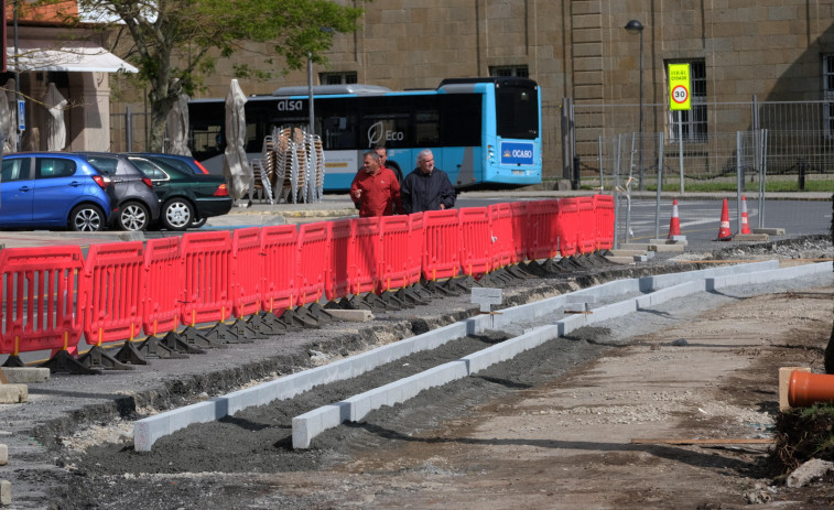 La reforma de Curuxeiras prescindirá de los raíles en el carril bici por motivos de seguridad