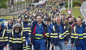 Manifestación de Navantia en Ferrol