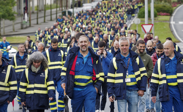 Manifestación de Navantia en Ferrol