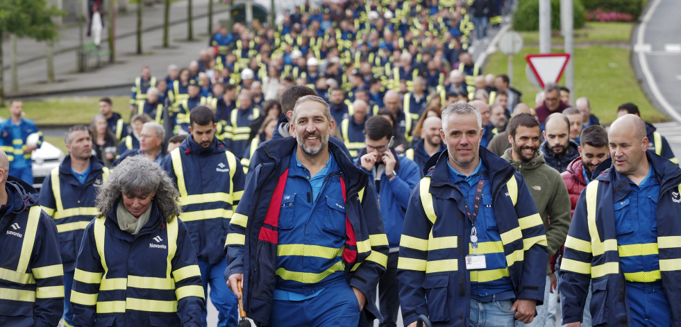 Manifestación de Navantia en Ferrol