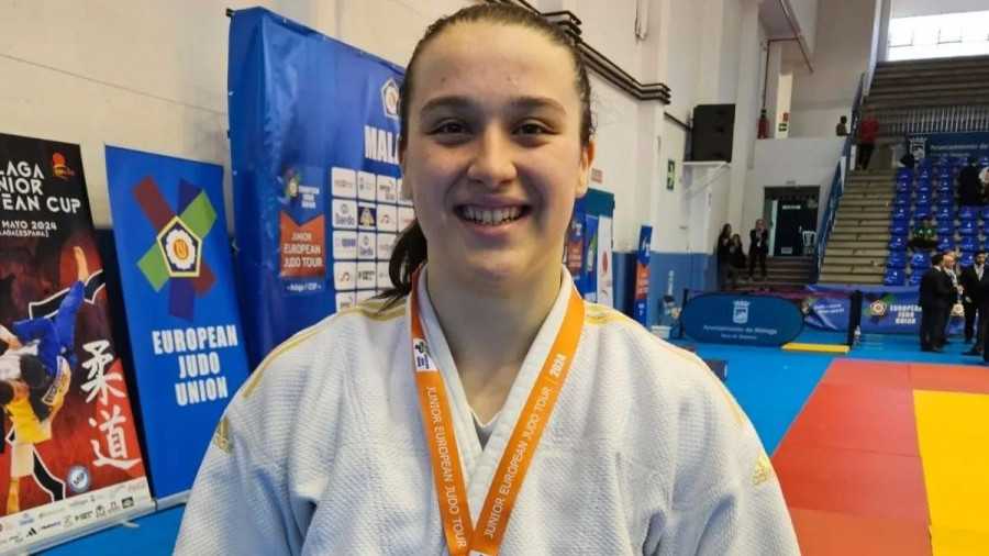 June Moreno, judoka clasificada para el Mundial y Europeo júnior: “Cuando logré la medalla pensé, ¡guau, lo hemos hecho!”