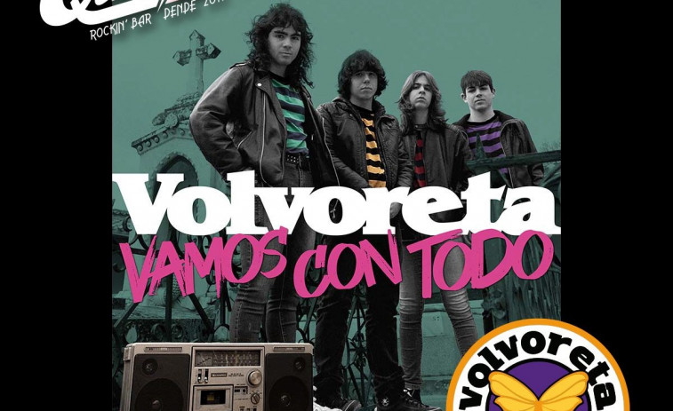 La revolución musical Volvoreta llega desde Guadalajara a O Bar Queiro