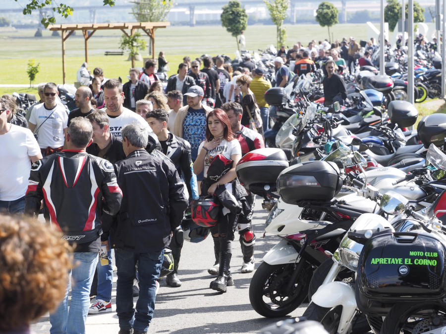 Resaca motera, tras tres días de actividades en la concentración "Cidade de Narón"