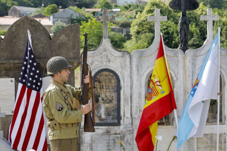 Galicia no olvida al héroe del Día D