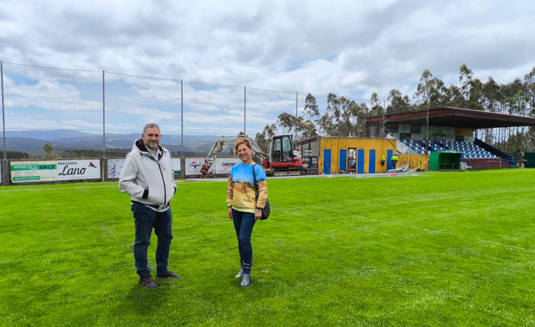 Cerdido mejora el alumbrado del campo de fútbol municipal