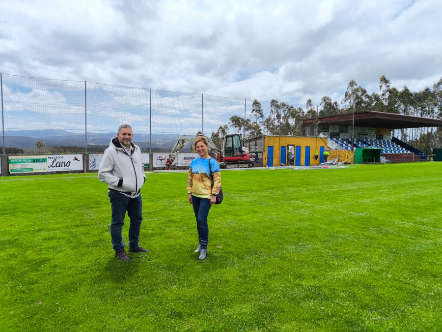 Cerdido mejora el alumbrado del campo de fútbol municipal