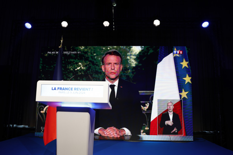 Macron anuncia elecciones anticipadas a la Asamblea Nacional