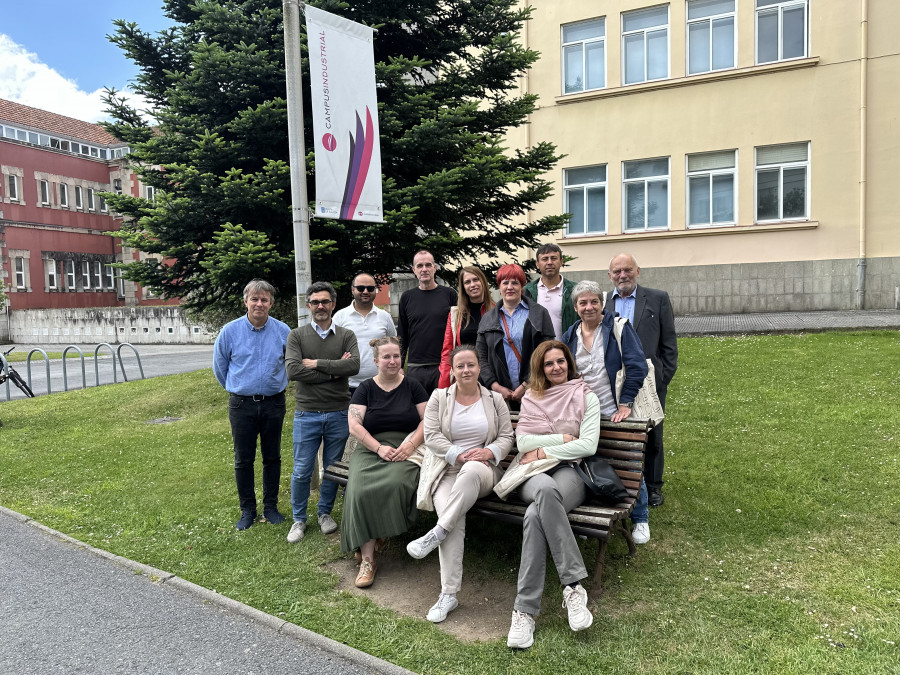 Recepción en el Campus de Ferrol a los participantes de la International Staff Week