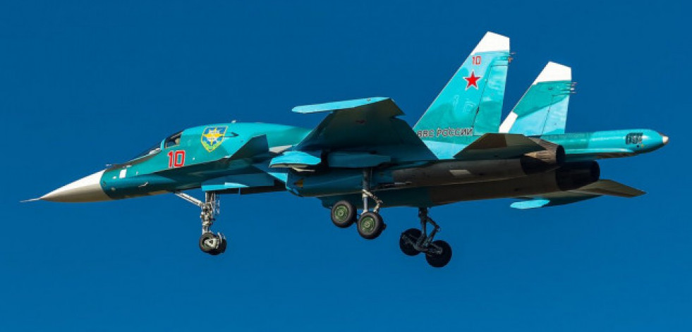 Un cazabombardero ruso Su-34 se estrella en el Cáucaso Norte y mueren sus dos tripulantes