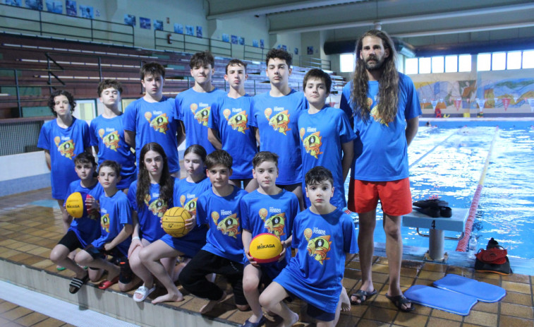 El Marina Ferrol, al Nacional infantil de waterpolo tras un ejercicio de diez