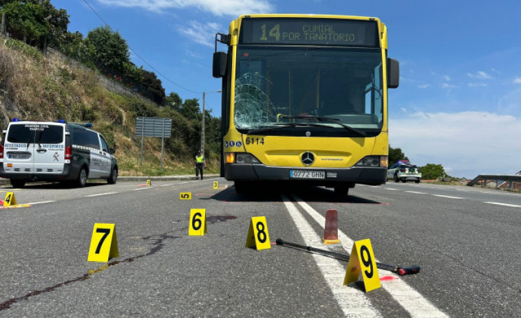 Muere una mujer en Ourense atropellada por un autobús urbano
