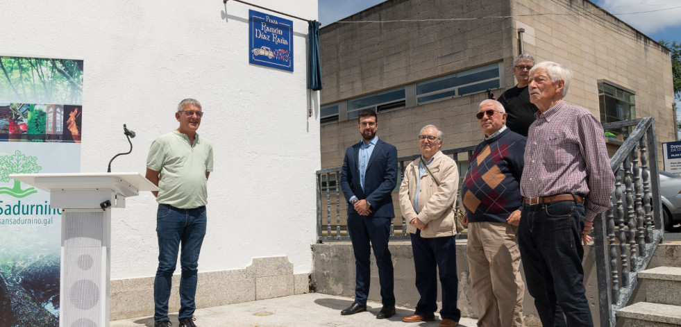 El cura Ramón Díaz Raña ya tiene su propia plaza en el concello de San Sadurniño