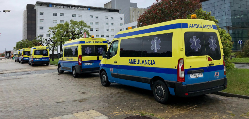 Herido un motorista tras sufrir una caída en el entorno de Sedes