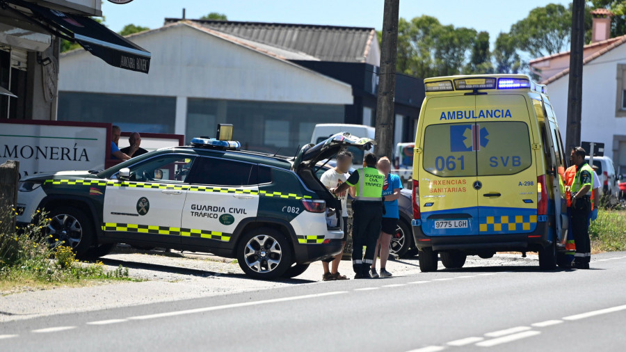 Herido un octogenario en un atropello en Narón