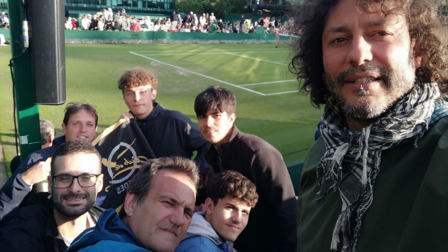 De Redes a Wimbledon para apoyar a Jessica Bouza