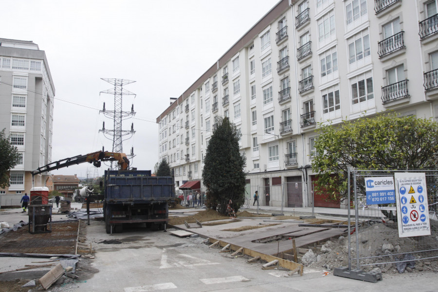 Las obras de humanización de A Solaina, en Narón, se pararán por el malestar vecinal