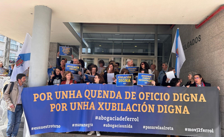 Abogados de Ferrol reclaman un “turno de oficio digno” y la pasarela a autónomos