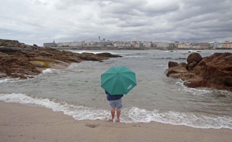 Los cielos nubosos y los chubascos vuelven a Galicia este domingo