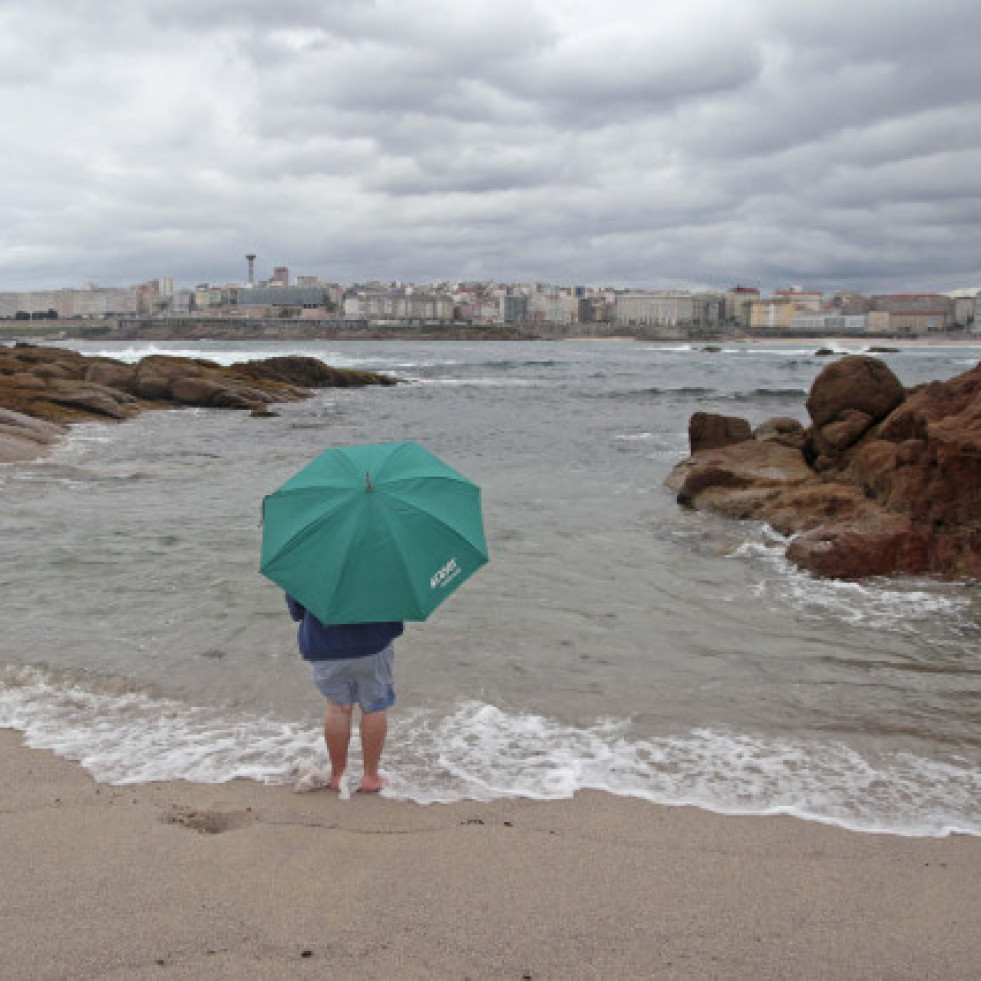 Las lluvias en el norte de Galicia y área cantábrica, protagonistas de este sábado