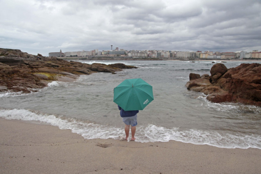 Las lluvias en el norte de Galicia y área cantábrica, protagonistas de este sábado