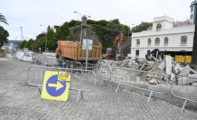 La entrada a Ferrol por la carretera Baja del Puerto se retomará en agosto