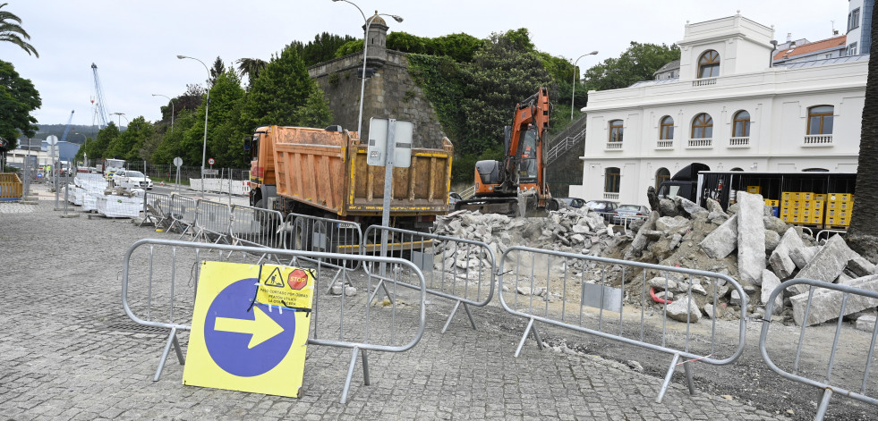 La entrada a Ferrol por la carretera Baja del Puerto se retomará en agosto