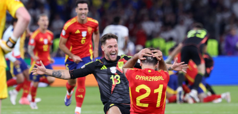 España logra su cuarta Eurocopa con un gol de Oyarzabal  (2-1)