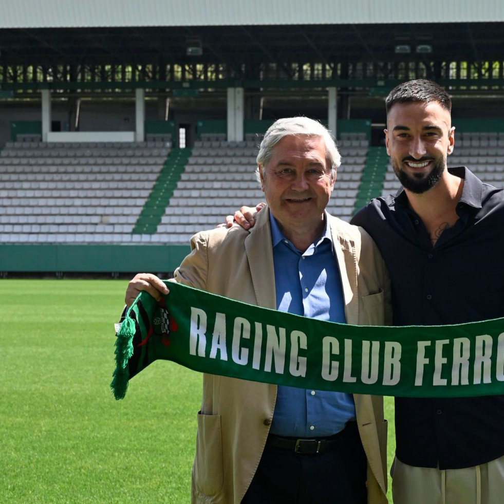 Erick Cabaco, nuevo fichaje del Racing de Ferrol para reforzar la defensa