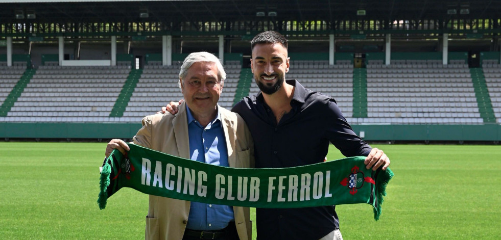 Erick Cabaco, nuevo fichaje del Racing de Ferrol para reforzar la defensa