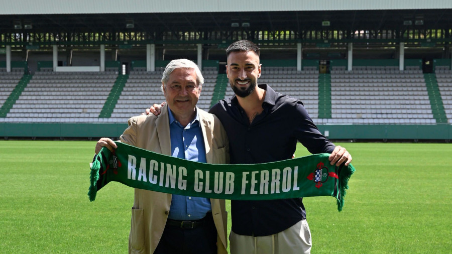 Erick Cabaco, nuevo fichaje del Racing de Ferrol para reforzar la defensa