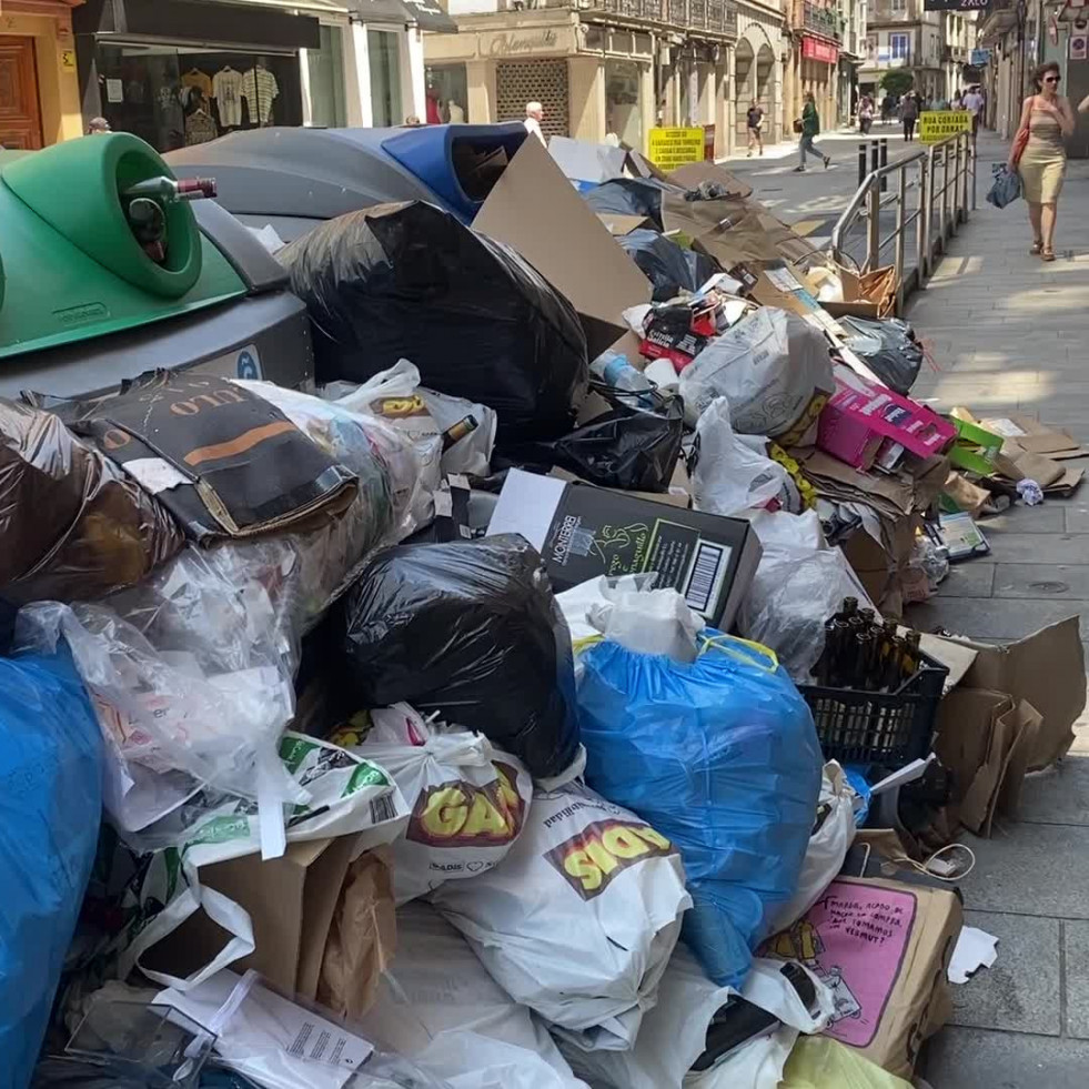 Las negociaciones en el conflicto de la basura de A Coruña llegan a un punto muerto