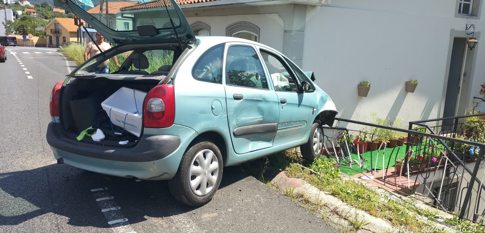 Jornada negra en las carreteras de la comarca con cuatro accidentes, dos de ellos en cadena