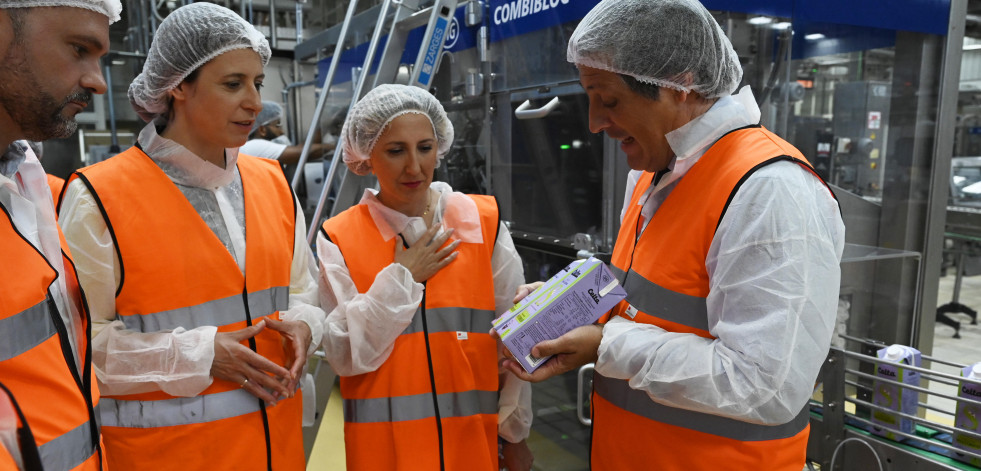 Leche Celta pondrá en marcha una nueva línea de producción de mantequilla en Pontedeume