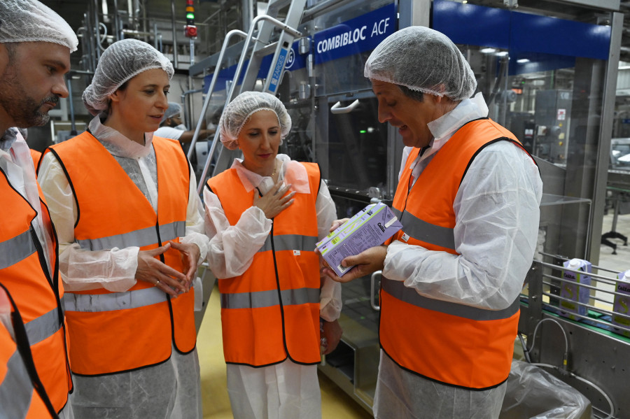 Leche Celta pondrá en marcha una nueva línea de producción de mantequilla en Pontedeume