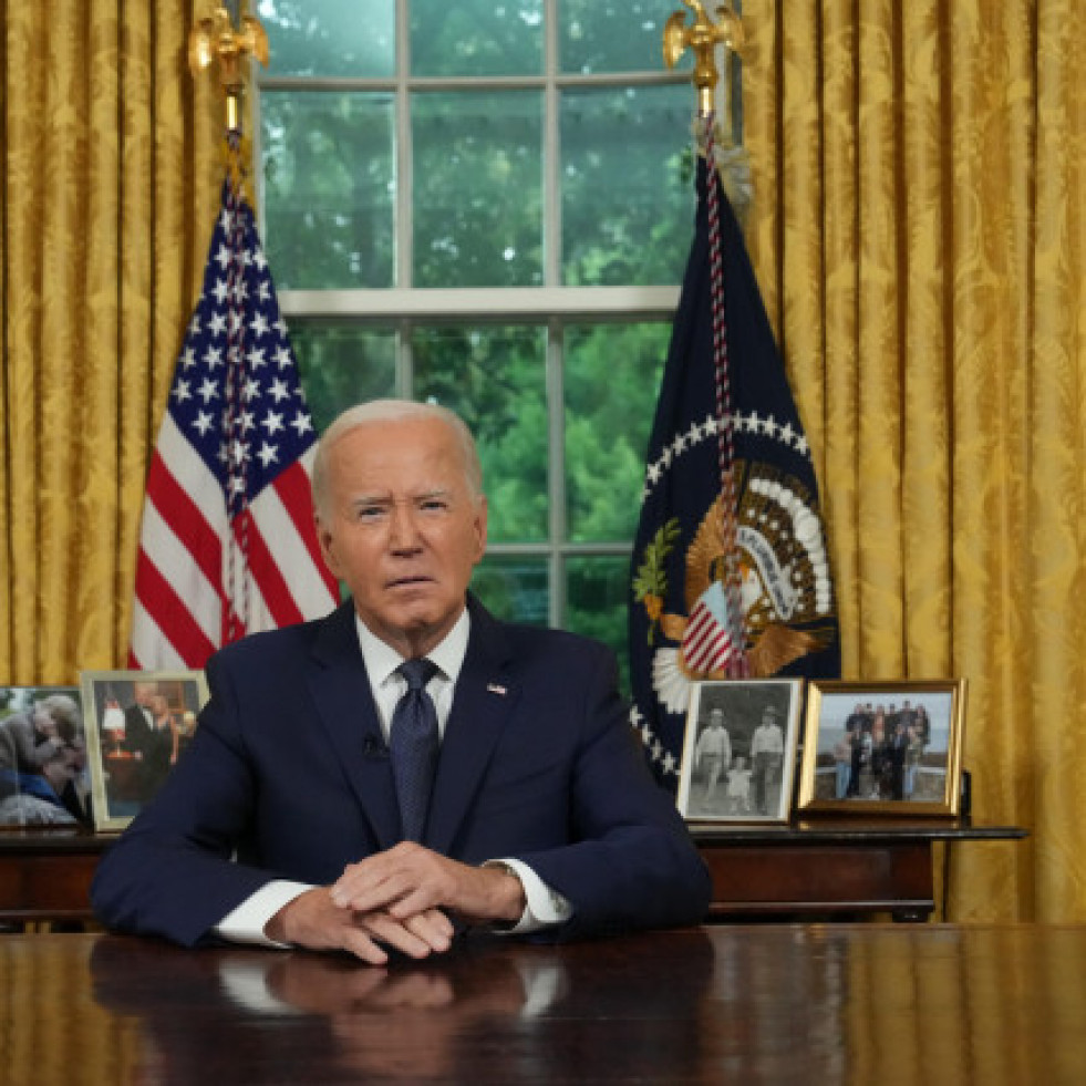 El presidente estadounidense, Joe Biden, anuncia su retirada