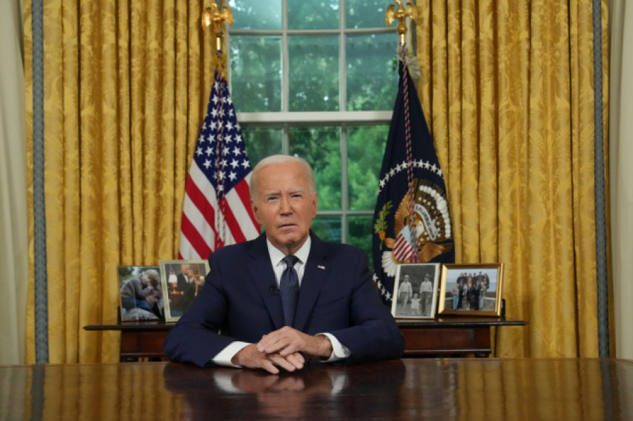 El presidente estadounidense, Joe Biden, anuncia su retirada