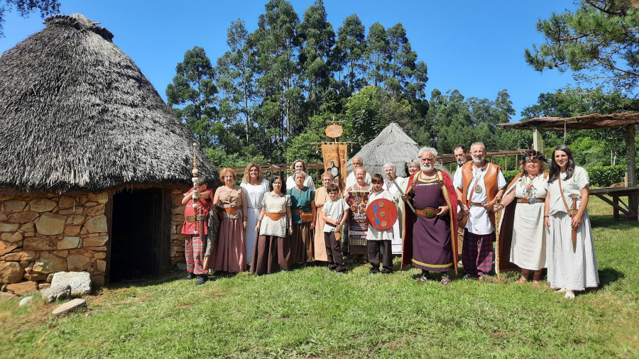 A parroquia de Sedes revive a vida comunitaria nos castros con outro Oenach Atlántico