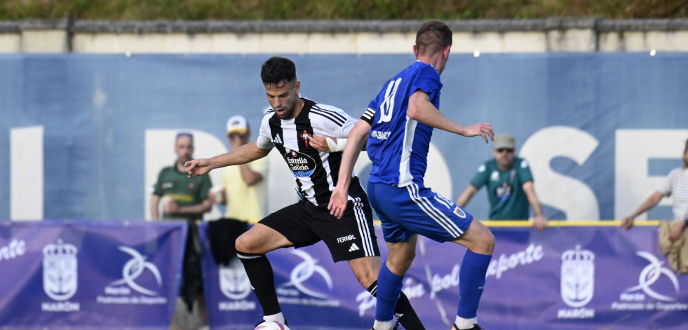 Partido del Racing de Ferrol contra el Bergantiños en Río Seco