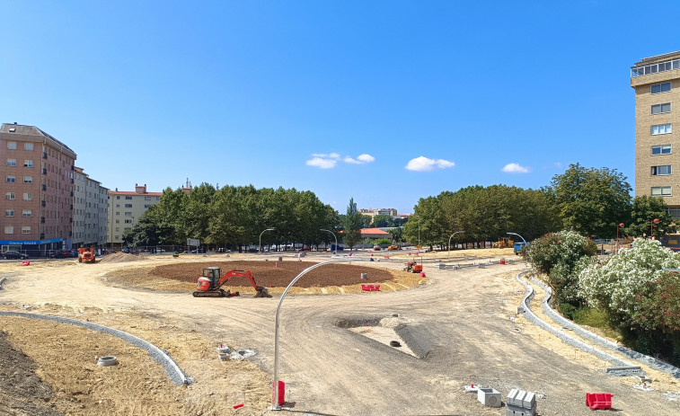 Las obras de conexión de la avenida de As Pías se simultanean con las de humanización