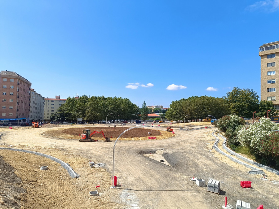 Las obras de conexión de la avenida de As Pías se simultanean con las de humanización