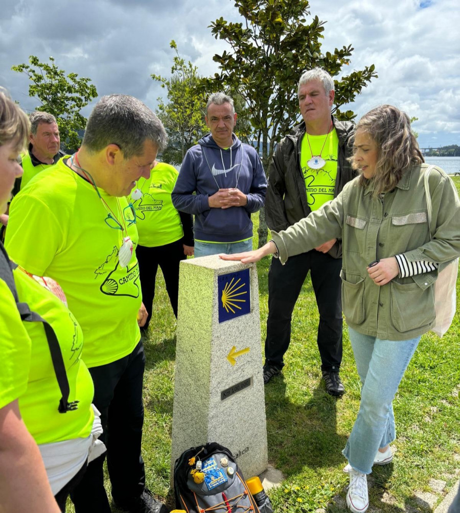 Narón 100, un producto turístico que marca la distancia hasta Compostela