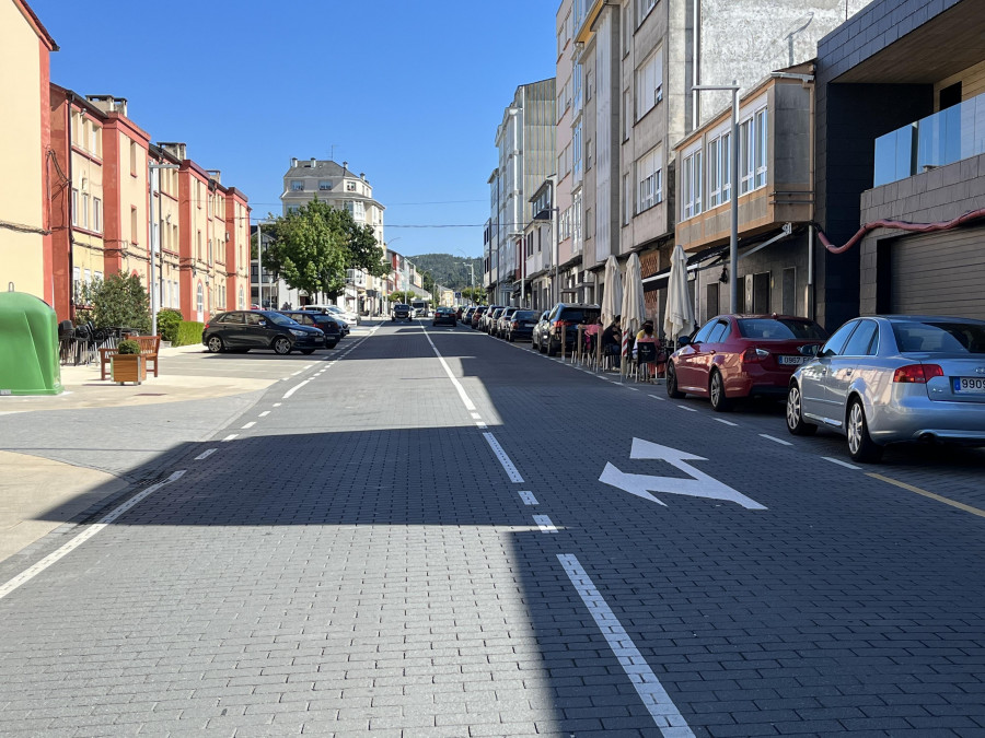 As Pontes da por concluido el proyecto de humanización de la avenida de Ortigueira