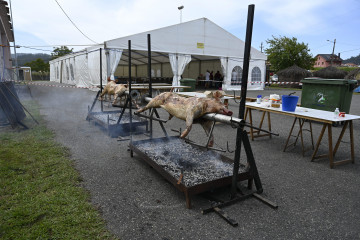 Porco ao espeto pedroso Emilio Cortizas