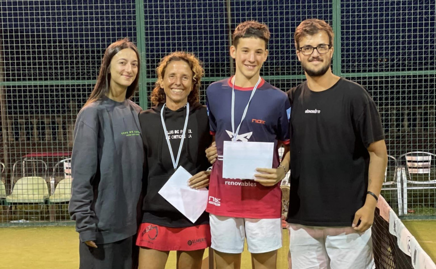 Éxito para el Club de Padel de Ortigueira en su IV Torneo Amazonian